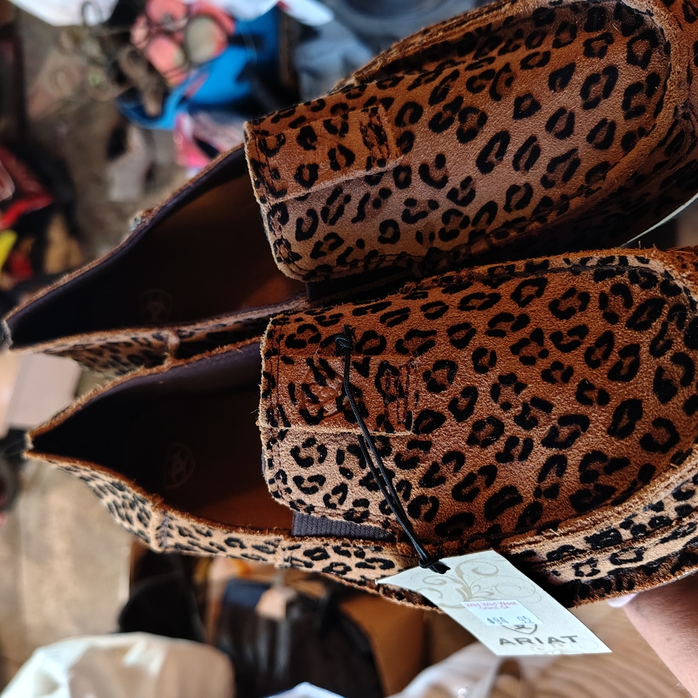 Ariat Brown Leopard Print Flats